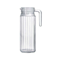 . Üvegkancsó tetővel, szögletes, 1l  konyhai eszköz