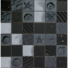  Üvegmozaik Mosavit Marina negro 30x30 cm matt/fényes MARINANE csempe