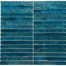 Üvegmozaik Premium Mosaic ocean blue 30x30 cm fényes MOSPTK1 csempe
