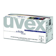 Uvex Rend. uvex u-fit lite nitril vizsgálókesztyű s (szürke, L)