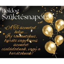 Üzenőkártya a Te feliratoddal, több méretben, születésnapra 3. party kellék