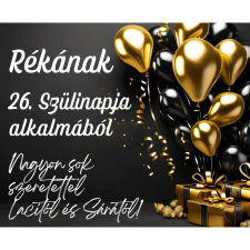  Üzenőkártya a Te feliratoddal, több méretben, születésnapra 4. party kellék