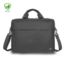 V7 Eco-Friendly RPET Topload Briefcase Laptop Case 14" fekete számítógéptáska