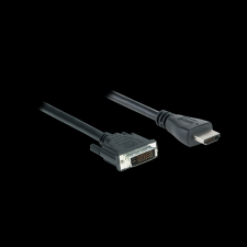 V7 HDMI 1.4 apa - DVI-D apa Kábel 2m - Fekete (V7E2HDMIDVID-02M) kábel és adapter