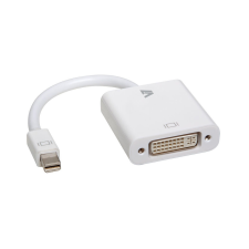 V7 Mini Display DVI Adapter V7 CBL-MD1WHT-5E Fehér kábel és adapter