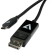 V7 USB-C TO DP CABLE 2M BLACK BLACK USB-C VIDEO CABLE (V7UCDP-2M)