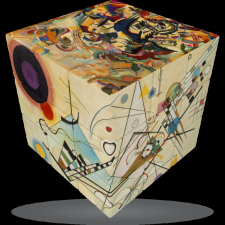 V-Cube V-CubeTM 3x3 versenykocka, Kandinsky logikai játék