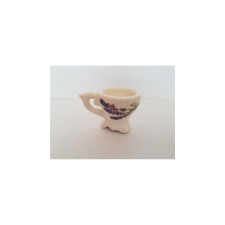 V.K.52-14 Violin levendulás tojástartó,kerámia,kézzel festett-6cm papírárú, csomagoló és tárolóeszköz