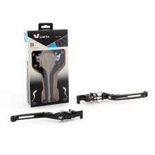V PARTS Összecsukható Karok 177mm CNC Fekete/Alumínium Csavarokkal Adapterekkel Párosban Honda egyéb motorkerékpár alkatrész