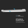 V-tac 16W beltéri állítható fali LED lámpa, IP44, természetes fehér - SKU 218534