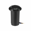  V-TAC 1W DC12V kültéri, 4 irányú talajlámpa, fekete, IP67, hideg fehér - SKU 211472