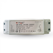 V-tac 29W-os dimmelhető tápegység A++ LED panelhez 5év garancia - 6268 világítás
