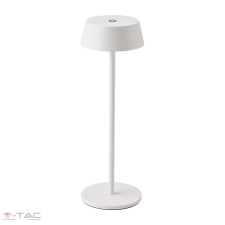 V-tac 2W fehér LED újratölthető asztali lámpa 3000K - 7689 világítás