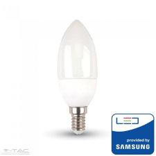 V-tac 7W LED izzó Samsung chip E14 Gyertya 3000K 5 év garancia - PRO111 izzó