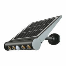 V-TAC 8in1 napelemes 8W LED lámpa, mozgásérzékelővel, hideg fehér - SKU 6850 kültéri világítás