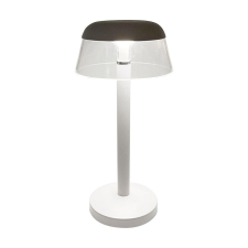 V-tac asztali akkus lámpa, fehér házzal, akril búrával, CCT, 130x285mm - SKU 23686 világítás
