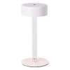 V-tac Asztali lámpa beépített LED fényforrással, érintős vezérléssel, tölthető (3W) fehér, változtatható színhőmérséklet