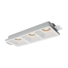 V-tac beépíthető 3xGU10 LED gipsz spotlámpa keret, hármas keret - SKU 6764 világítási kellék