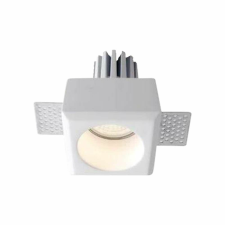V-TAC beépíthető GU10 LED gipsz spotlámpa keret, egyes keret - SKU 6761 világítás