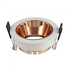 V-tac Billenthető kör alakú spot lámpatest, fehér-rose gold világítás