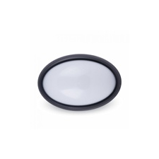 V-tac Dome-O IP54 kültéri LED lámpa - fekete (12W) 3000K kültéri világítás