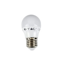 V-tac E27 LED lámpa (5.5W/180°) Kisgömb - hideg fehér világítás