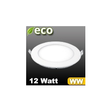 V-tac ECO LED panel (kör alakú) 12W - meleg fehér világítási kellék