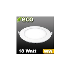 V-tac ECO LED panel (kör alakú) 18W - meleg fehér világítási kellék
