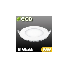 V-tac ECO LED panel (kör alakú) 6W - meleg fehér villanyszerelés