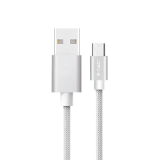 V-tac ezüst, USB - Micro USB 1m hálózati kábel - SKU 8489 kábel és adapter