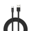 V-tac fekete, USB - Micro USB 1m hálózati kábel - SKU 8494