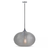V-tac füstözött üveg csillár, függeszték E27 foglalattal - SKU 3880
