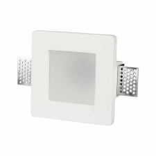 V-tac GU10 LED spotlámpa keret, fehér fix lámpatest opál üveggel - SKU 3691 világítás