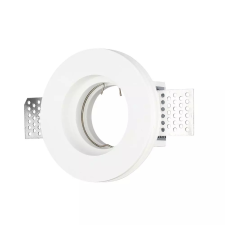 V-tac GU10 LED spotlámpa keret, fehér fix lámpatest - SKU 3652 világítás