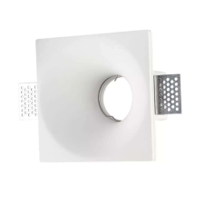 V-tac GU10 LED spotlámpa keret, fehér fix lámpatest - SKU 3653 világítási kellék
