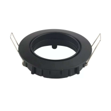 V-tac GU10 LED spotlámpa keret, fekete billenthető lámpatest - SKU 8955 világítási kellék