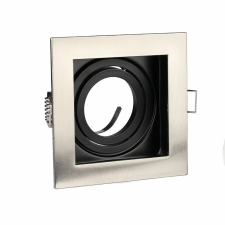 V-tac GU10 LED spotlámpa keret, matt króm billenthető lámpatest - SKU 3598 világítás