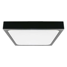 V-tac IP44 mennyezeti LED lámpatest - négyzet (30W) természetes fehér, fekete (420 mm) világítás