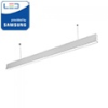 V-tac Ipari függeszthető, lineáris, LED lámpatest (40W - 120°) 4000K- szürke