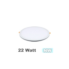 V-tac Keret nélküli LED panel (kör alakú) 22W - természetes fehér világítási kellék