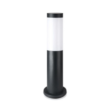V-tac Kültéri fekete állólámpa E27 foglalattal, rozsdamentes acél, 45 cm kültéri világítás
