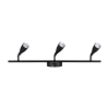 V-tac LED fali spot lámpa tripla fej, 13,5w, 4000K, természetes fehér, 1260lm, 100°, fekete, V-TAC, 218273