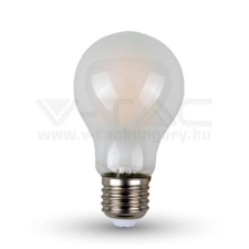 V-tac Led lámpa E27 4W A60 izzószálas opál üveg borítás 6400K - 4488 világítás