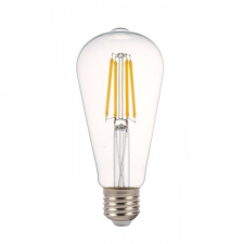 V-tac LED lámpa , égő , izzószálas hatás , E27 foglalat , 4 Watt , meleg fehér , dimmelhető világítás