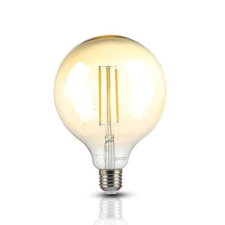 V-tac LED lámpa , égő , izzószálas hatás , filament , gömb , E27 foglalat , G125 , 12.5 Watt ,... izzó