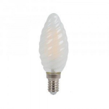 V-tac LED lámpa , égő , izzószálas hatás , gyertya , csavart , E14 foglalat , 4 Watt ,... világítás