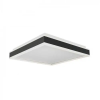 V-tac LED lámpatest , négyzet , mennyezeti , 35 cm , 18W , természetes fehér , alumínium,  fekete
