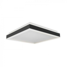 V-tac LED lámpatest , négyzet , mennyezeti , 35 cm , 18W , természetes fehér , alumínium,  fekete világítás