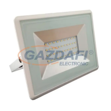  V-TAC LED Reflektor, fehér, 30W, 2550lm, 3000K, 110° kültéri világítás