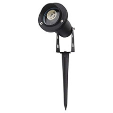 V-tac Leszúrható kerti lámpatest GU10 foglalattal, fekete IP65 kültéri világítás